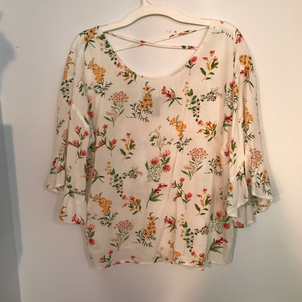FOREVER 21 floral blouse